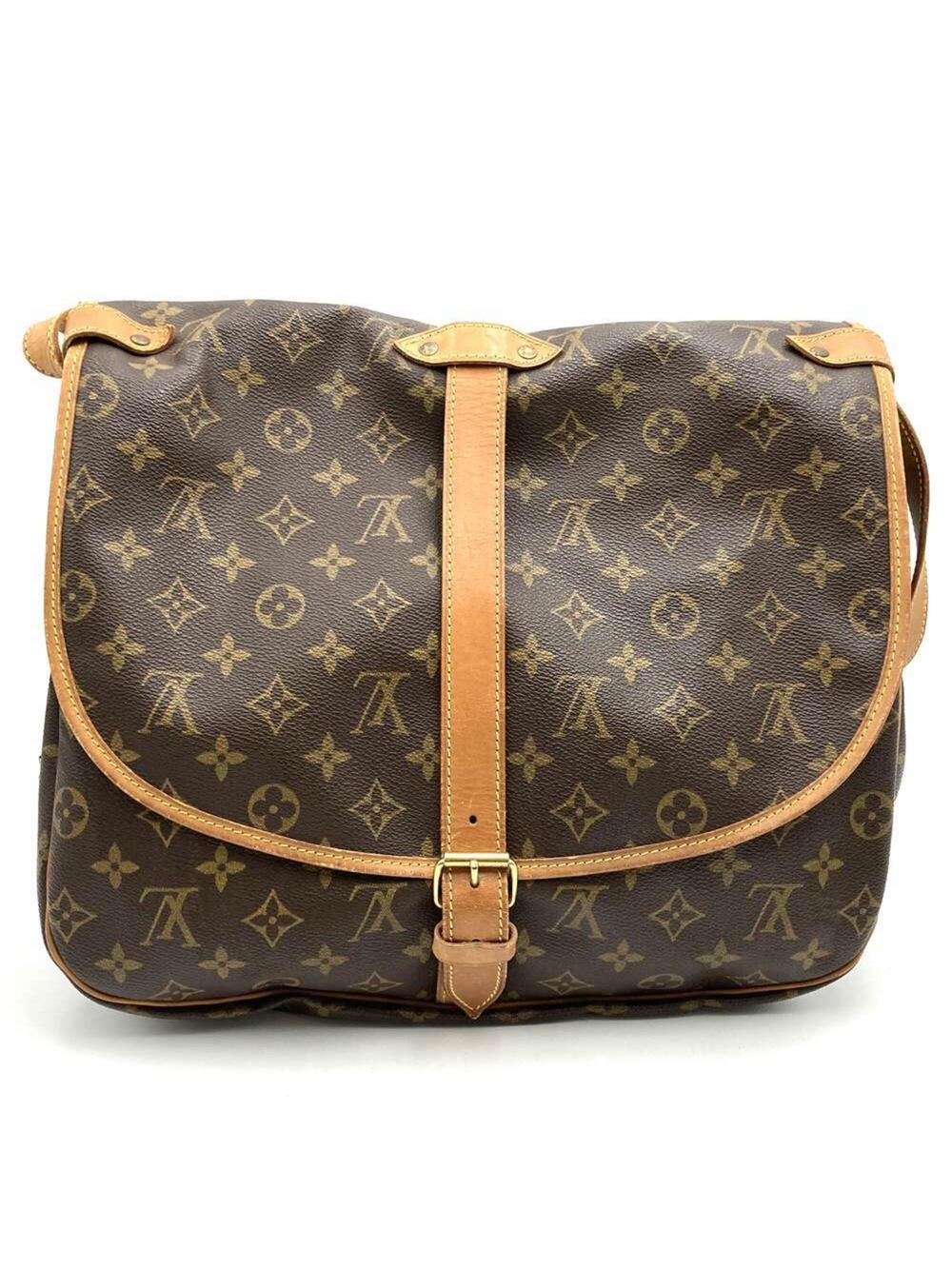 Louis Vuitton Saumur Handbag Canvas 35 #332850L77B
